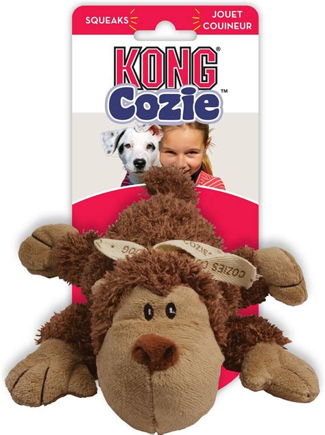 Kong Cozie Spunky The Monkey Dog Toy Medium