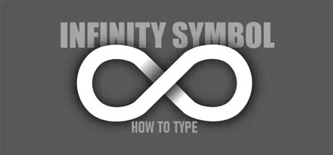 The amount of information that google holds is, beyond any doubt, amazing and this is maybe one of the reasons we are so connected withâ this search engine. How to Type Infinity Symbol on Keyboard [Mac and Windows ...