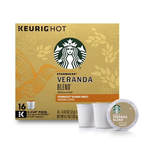 Starbucks Veranda Blend Blonde Roast Single Cup Coffee For Keurig