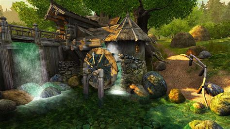 Watermill 3d Screensaver And Live Wallpaper Hd Youtube