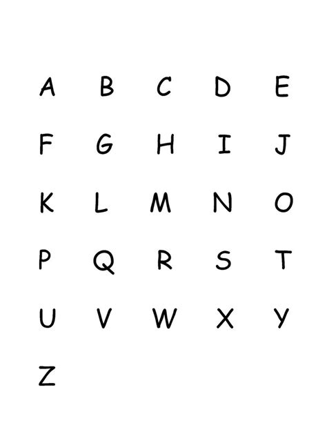 The ascii value difference between uppercase and lower case letters in alphabet is 32. Upper Case Alphabet Letters - Coloring Sheets