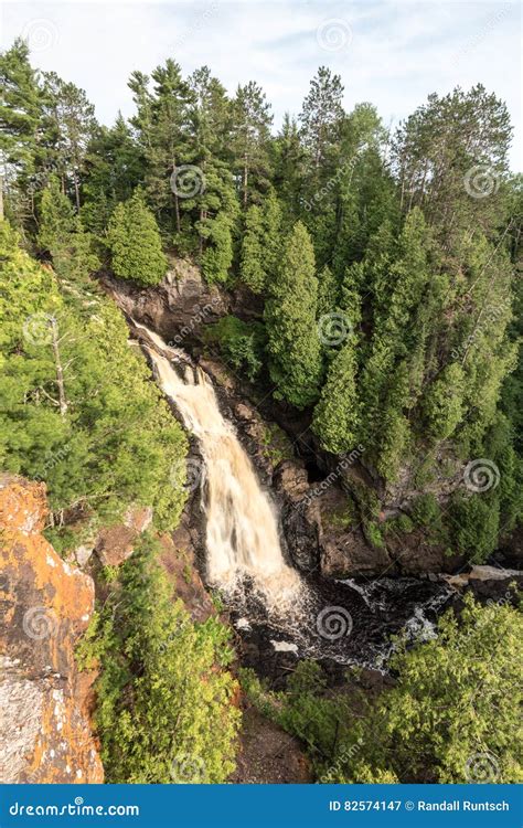 Big Manitou Falls Stock Image Image Of Stream Trees 82574147
