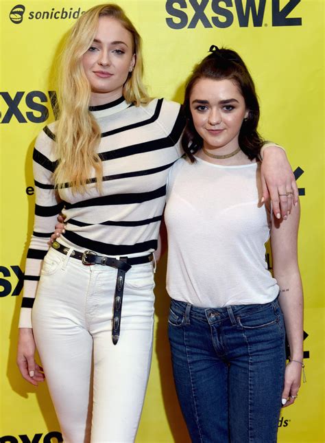 Sophie Turner And Maisie Williams Reveal They Kiss On Game Of Thrones Set