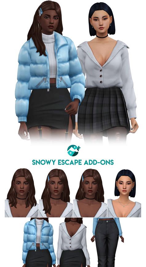 Sims 4 Snowy Escape Add On Set Micat Game