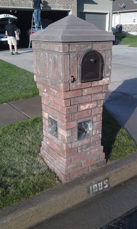 Okay, you can inspired by them. Unique brick mailboxes photos