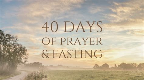 40 Days Of Prayer And Fasting Vineyard Church Delaware County