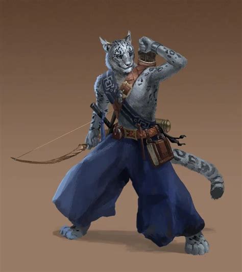Oc Tabaxi Monk Commission Characterdrawing Character Fantasy