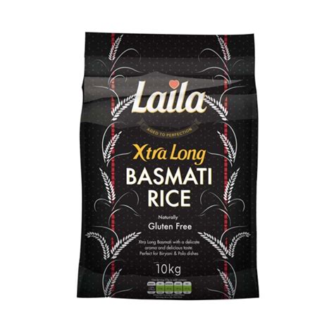 Laila Xtra Long Basmati Rice 10kg Fnb Basket