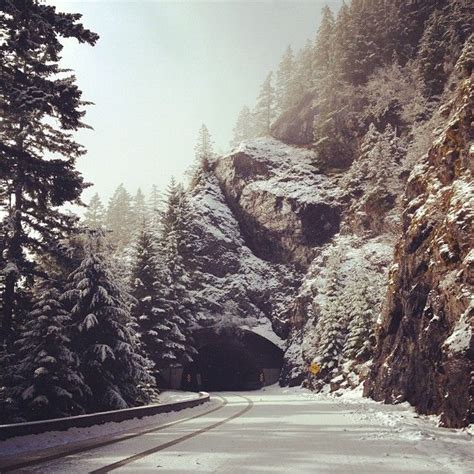 Snowy Tunnel Flickr Photo Sharing Clallam County Washington