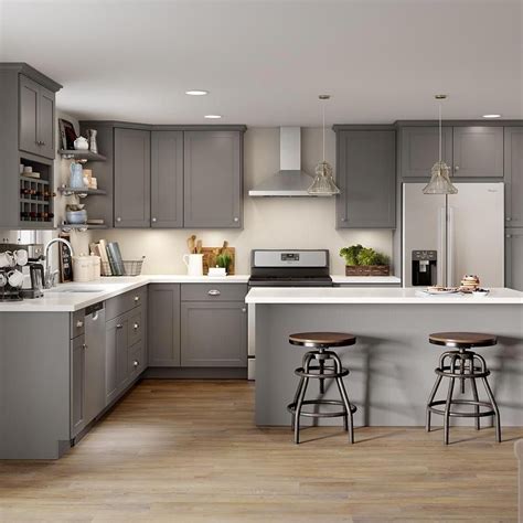 Free home depot kitchen cabinets, hampton bay white cabinets. Hampton Bay Edson Shaker Assembled 30x24x15.5 in. Wall ...