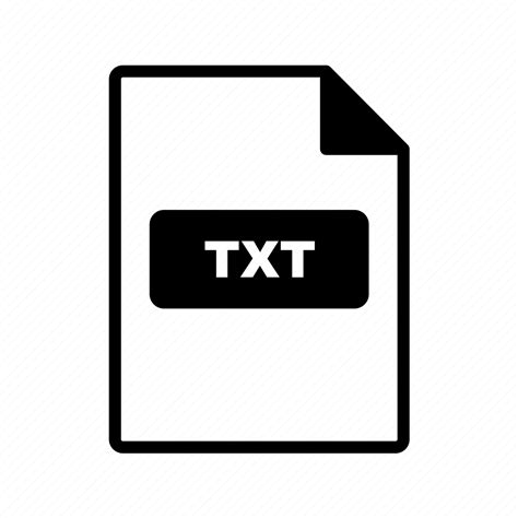 Txt File Format Icon Download On Iconfinder