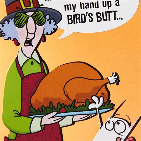 Maxine Bird Butt Funny Thanksgiving Card Greeting Cards Hallmark