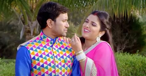 Bhojpuri Sexy Video Amrapali Dubey Nirahuas Bold Romance In Naina Karata Nihora Is Going Viral
