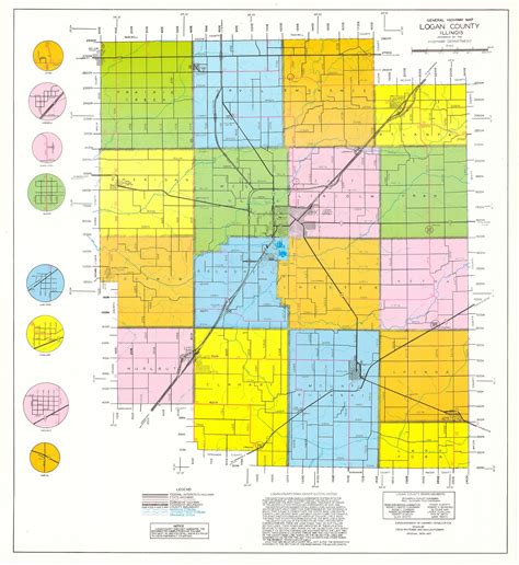Logan County Ohio Township Map