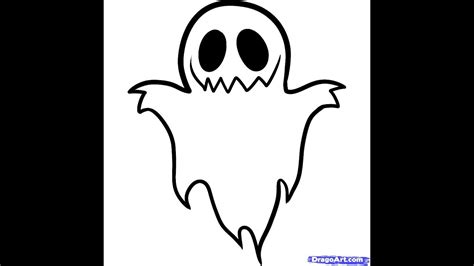 Ghost Drawing Step By Step Just Follow Our Easy Step By Step Ghost Drawing Instructions And You