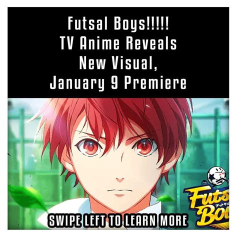 Futsal Boys Anime Gets Official Release Date Anime Virtual