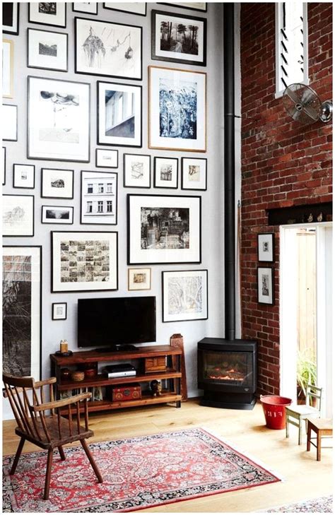 45 Creative Living Room Wall Gallery Design Ideas Beautiful Living