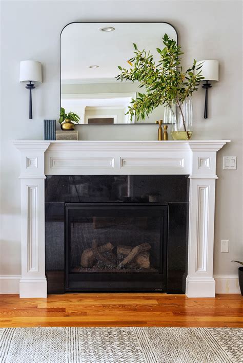 Above Fireplace Ideas Mirror Over Fireplace Fireplace Mirror White