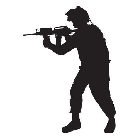Pngkit selects 30 hd soldier silhouette png images for free download. Soldier pointing rifle silhouette - Transparent PNG & SVG ...