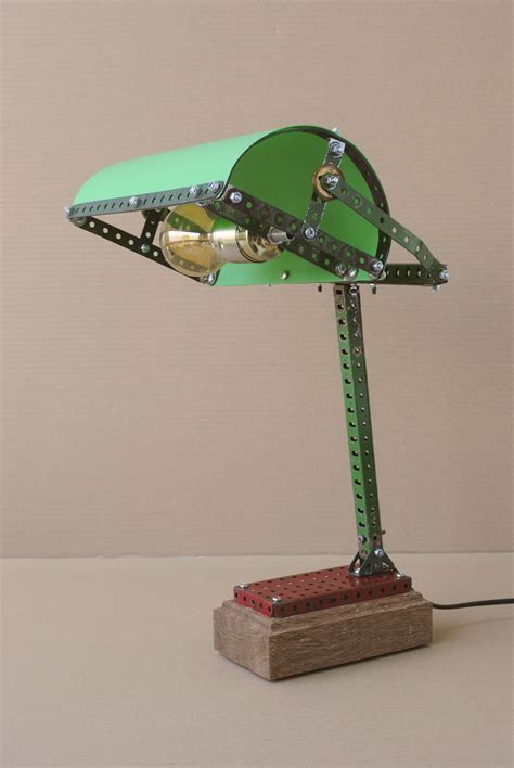 Desktop Classic Meccano Lamp Erector Set Lamp Design