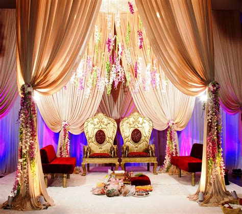 Elegant Indian Wedding Ceremony Decoration With Dendrobium
