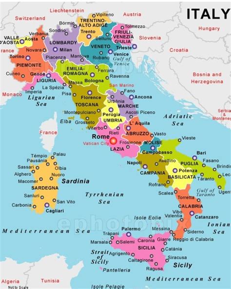 Descubre Toda La Información Sobre El Mapa De Italia Físico Y Político