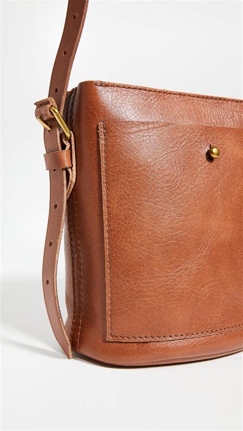 Madewell Leather Mini Transport Bucket Crossbody Bag Lyst