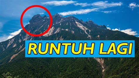 Gunung Kinabalu Runtuh Lagi Youtube