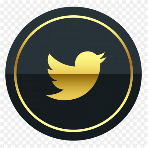 Twitter Logo Premium Of Golden Social Media Png Similar Png