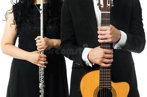 A Classic Guitar And Flute Duet Concept Stock Photo Image Of Sonata