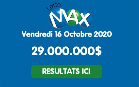 View the winning numbers and prize payouts for the lotto max draw that took place on june 9 2020. Résultat Lotto Max du vendredi 16 octobre 2020 : le tirage ...