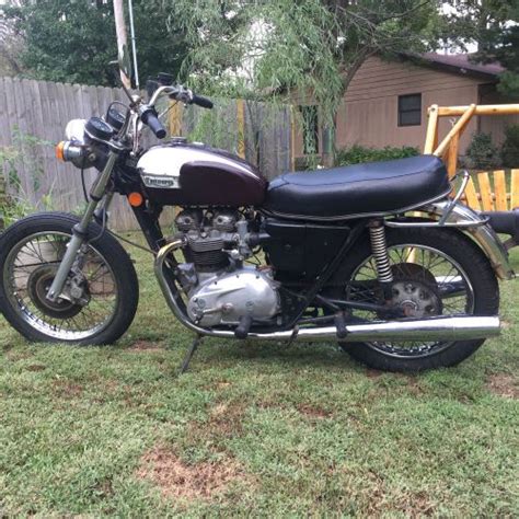 Rather than work up a new linkage for the rear brake. 1976 Triumph Bonneville for sale on 2040-motos