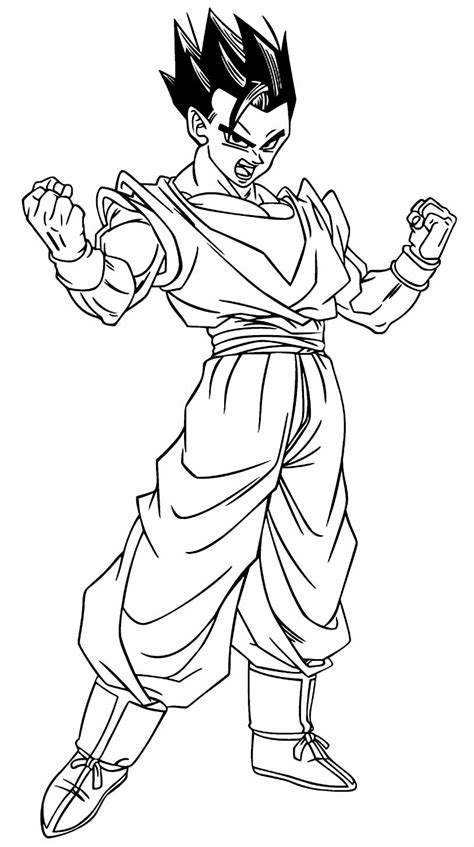 Desenho De Son Gohan Para Colorir Tudodesenhos Cloud Hot Girl Porn