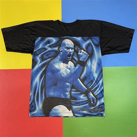 Vintage Wwf Wrestling Shirt 90s Stone Cold Raw Is Depop