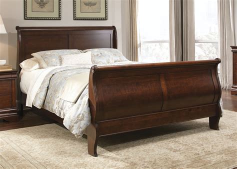 Liberty Furniture Carriage Court Queen Sleigh Bed In Mahogany 709 Brq