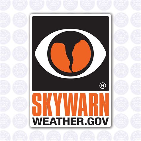 Skywarn Decal Nws Skywarn Storm Spotter Decal Skywarn Etsy Uk