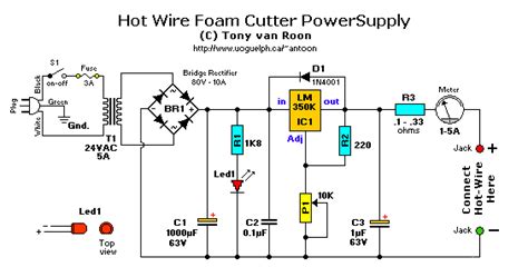 It reveals the elements of the circuit as simplified shapes, and the power and signal connections between the gadgets. Hot Wire Foam Cutter power supply | I'm Doing It Myself ...