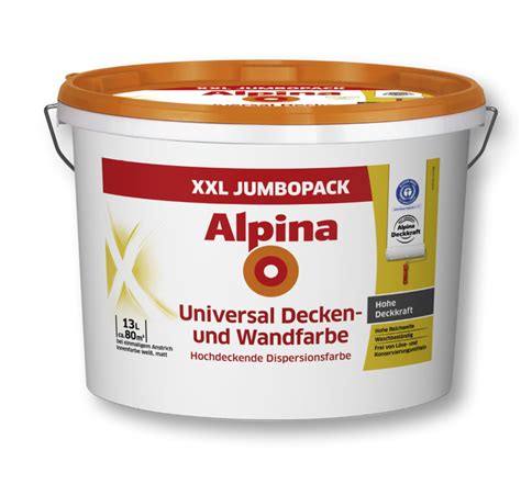 Alpina Universal Decken Und Wandfarbe Von B1 Discount Ansehen