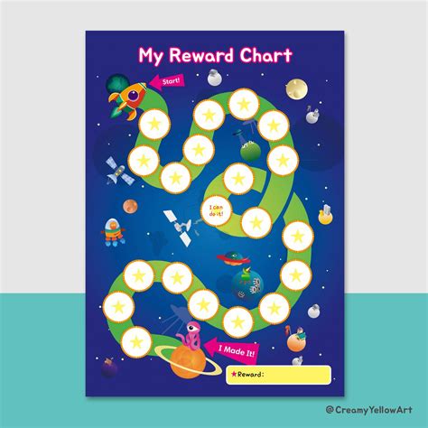 Printable Reward Chart For Kids Etsy