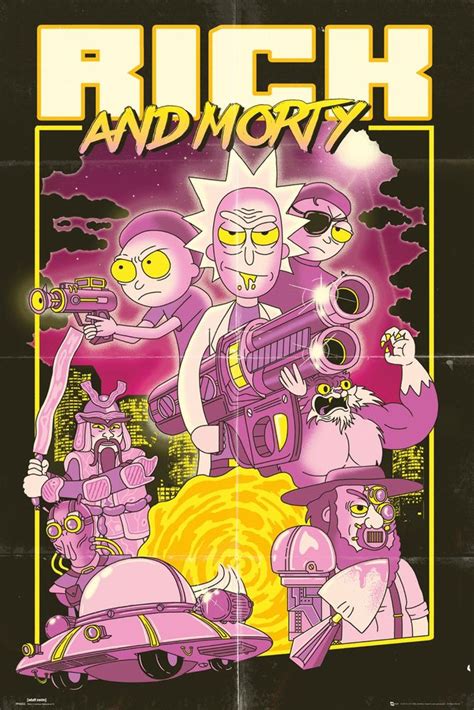 Rick And Morty Action Poster Buy Online In South Africa