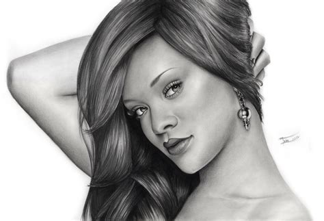 Rihanna Drawing By Ivanjovanovic On Deviantart
