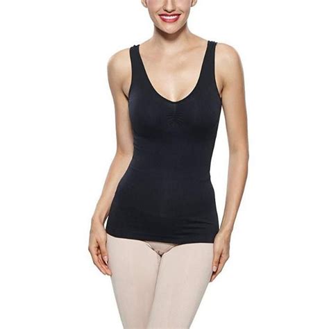 Shecurvs Slimming And Shaping Camisole Black Tank Tops Compression