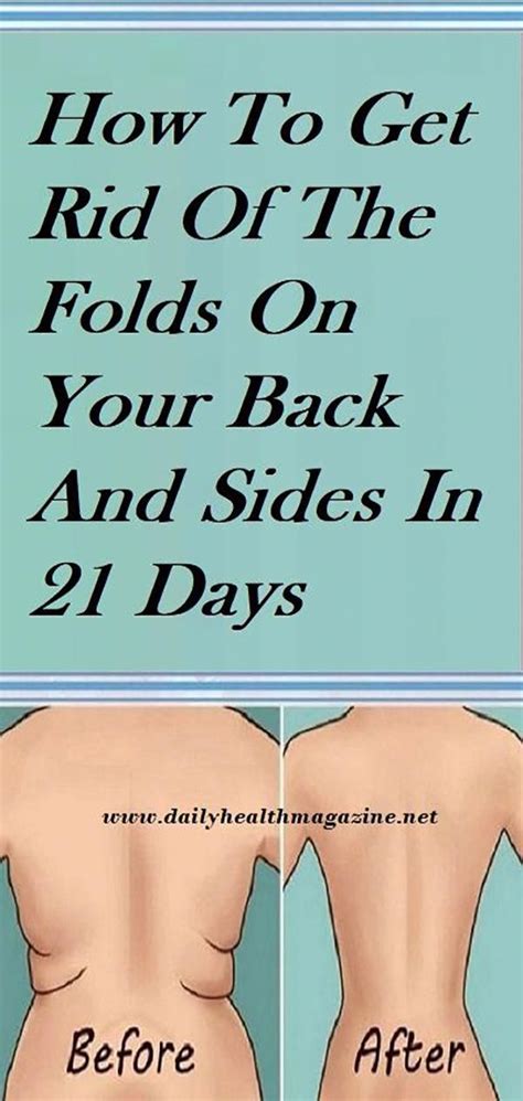 How to get rid of arm fat asap. Get Rid Of The Folds On Your Back And Sides In 21 Day in 2020 | Health awareness, Medicine book ...