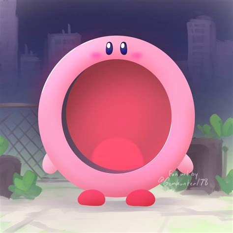 Kirby Mouthful Mode By Gemhunter178 On Deviantart