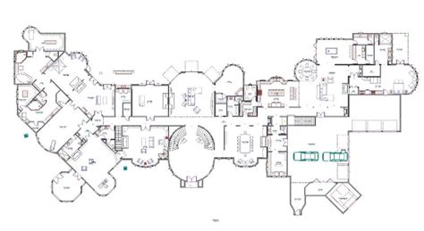 Click the image for larger image size and more details. Modern Mega Mansion Floor Plans - New Home Plans Design