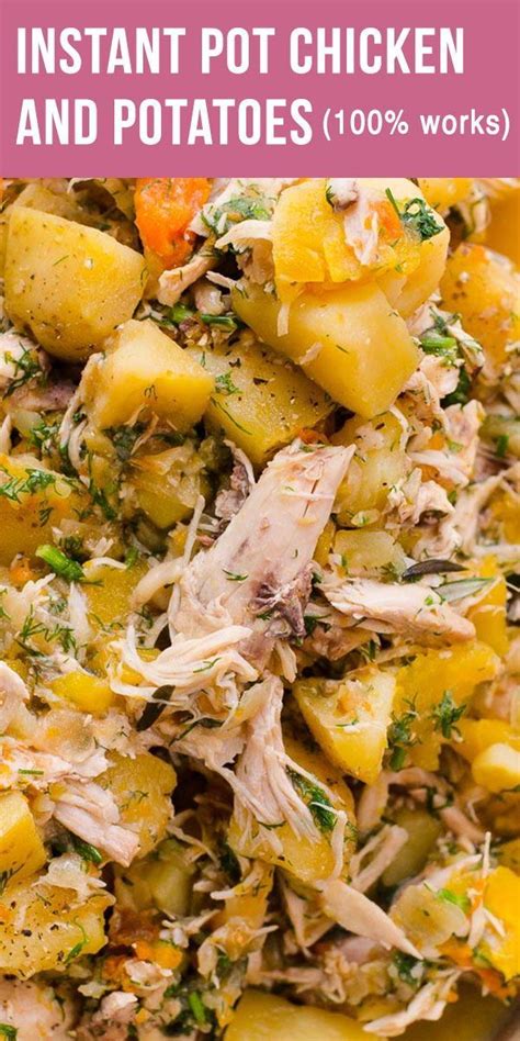 In a large bowl, toss the potatoes together with the oil, salt pepper, thyme, rosemary and parsley. Instant Pot Chicken and Potatoes is easy one pot stew with ...