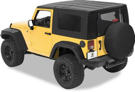 The slant top on this wrangler 4 door just looks good. Keystone Restyling 2-Piece Hardtop in Black for 07-12 Jeep ...