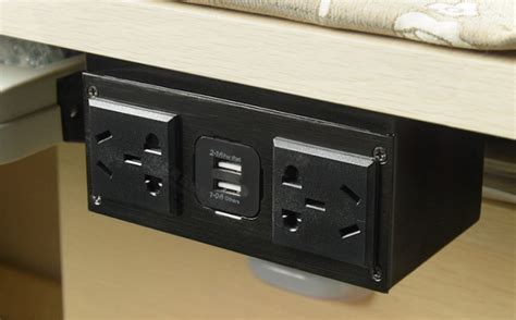 Provide the perfect power and data distribution solution for modular connectivity in office conference rooms and boardrooms. Under Office Under Desk Power Strip With USB Charger ...