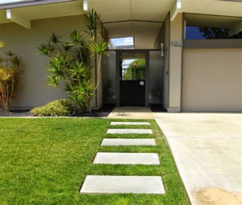 Modern Concrete Paver Walkway Ideas