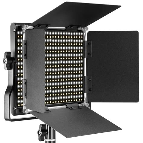 Neewer 2 Pieces Dimmable Bi Color 660 Led Video Light And Stand Kit